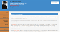 Desktop Screenshot of johnmarangos.eu